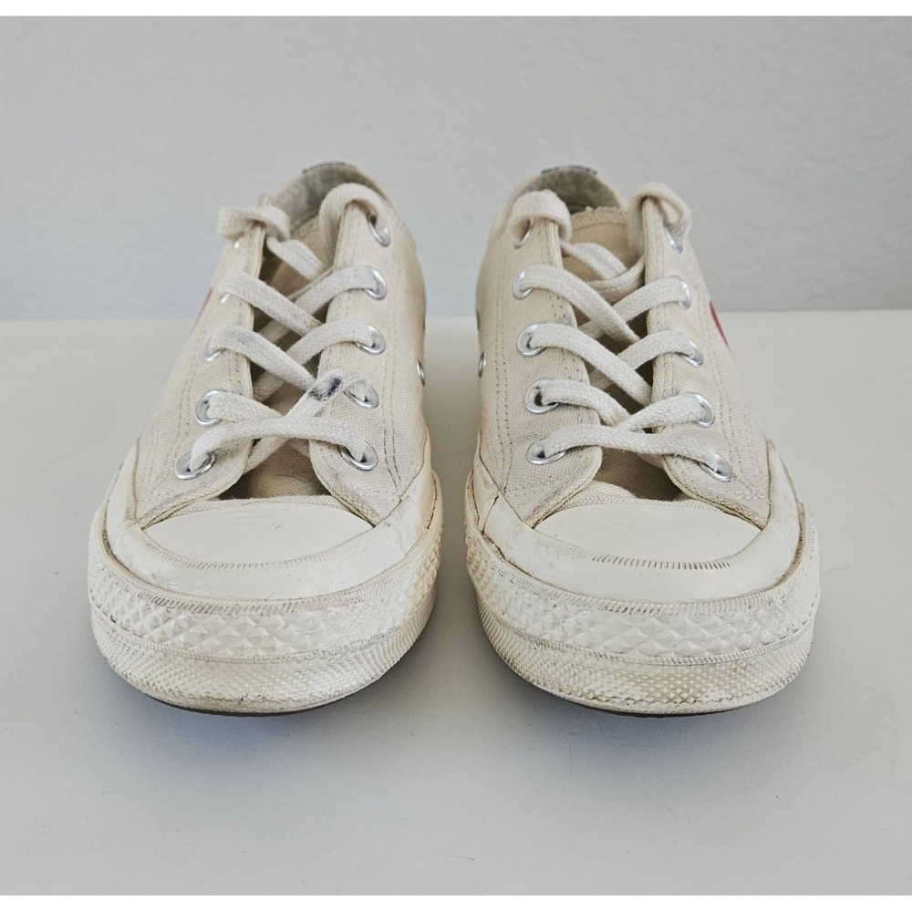 Converse x Comme Des Garcons Play Sneakers W6/M4 Off White 70 Low 150207C - Picture 3 of 11